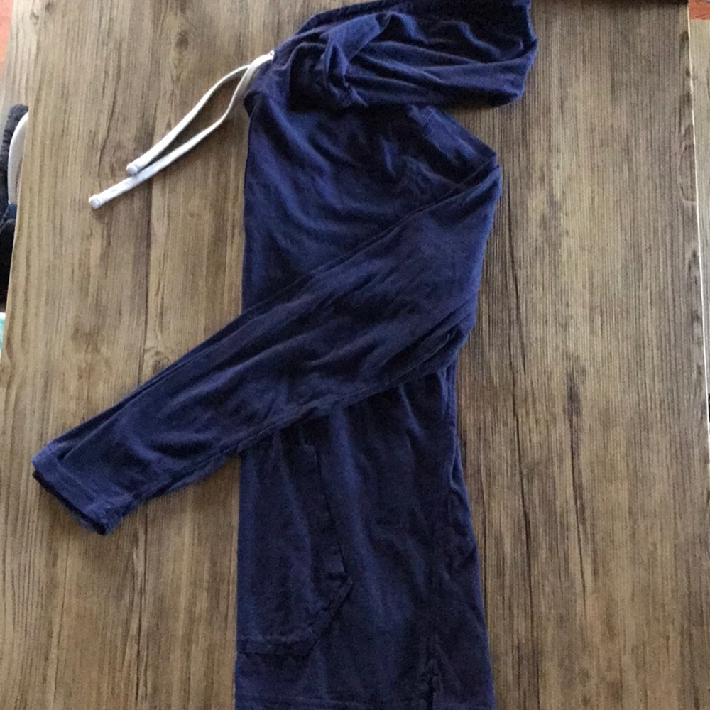 Rails navy blue shirt with hood size M